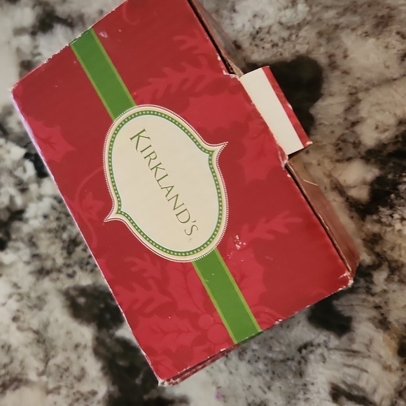 Kirklands ceramic boot tea light holder Christmas boot new in box - Picture 13 of 13